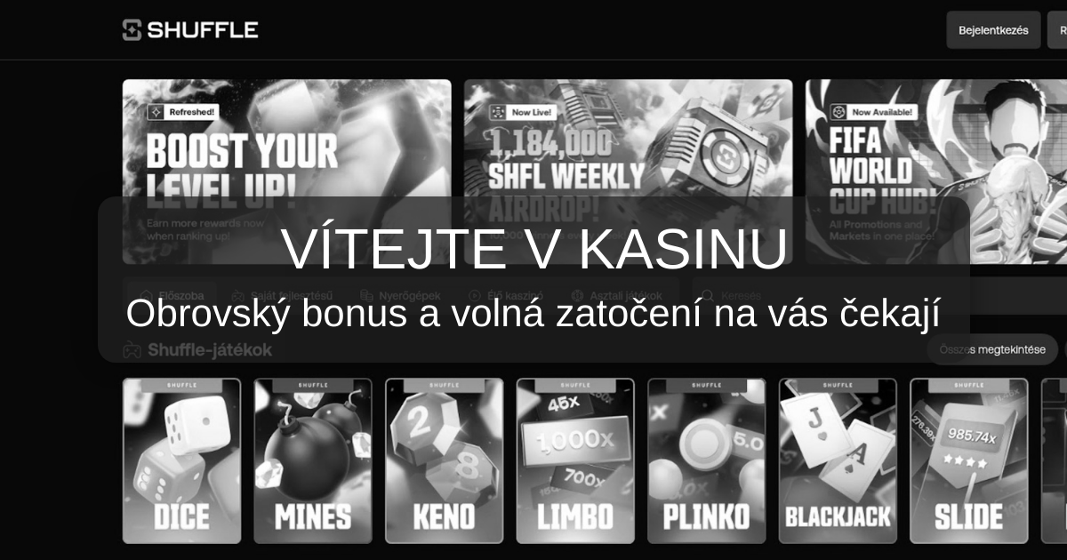 Shuffle Casino welcome bonus